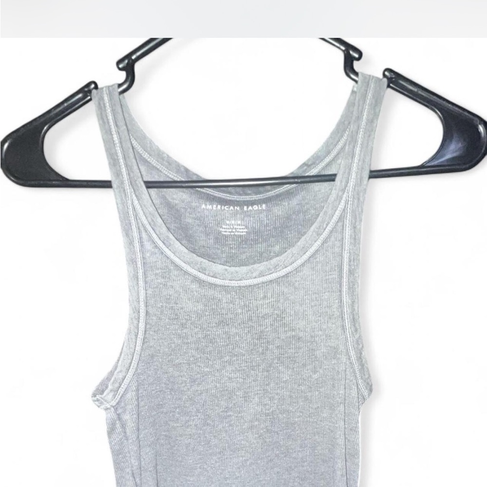 American Eagle Outfitters Light Gray Tank Top